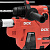 Перфоратор аккумуляторный бесщеточный DCK KRH20V-26, 18В, 2,8Дж, 2*6А/ч с пылесосом